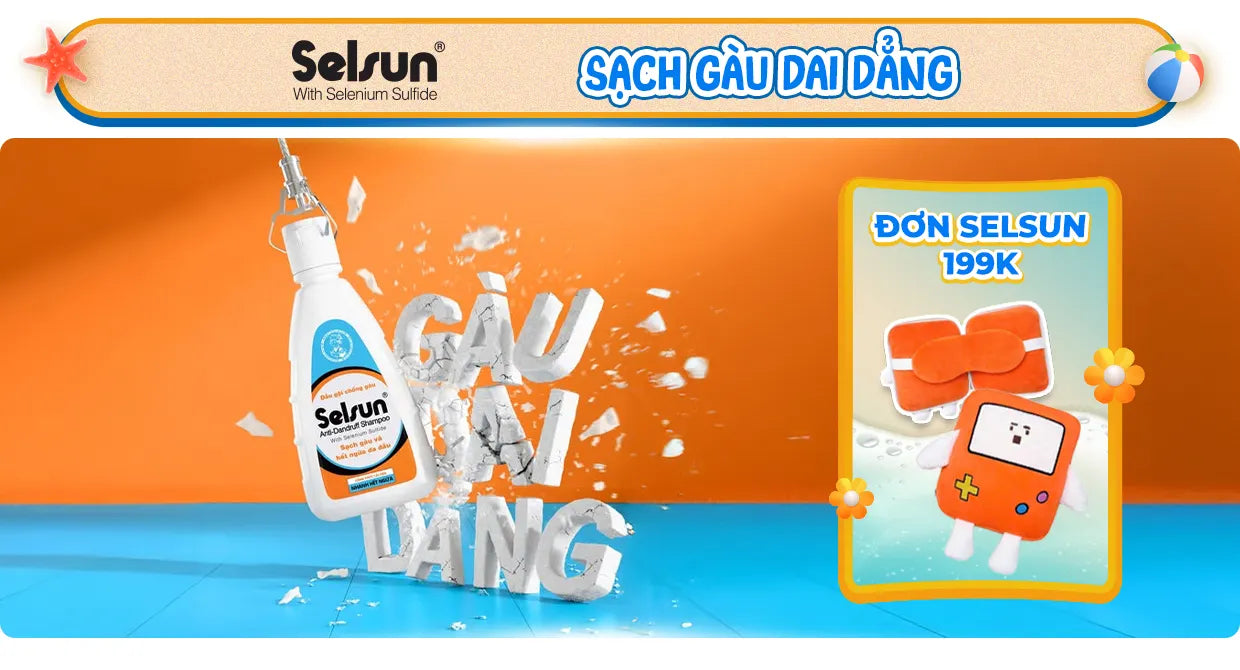 Selsun Dầu Gội Ngừa Gàu & Giảm Ngứa Da Đầu 100ml