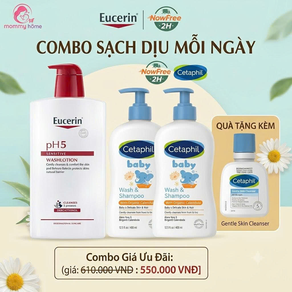 COMBO 3 SẠCH DỊU MỖI NGÀY
