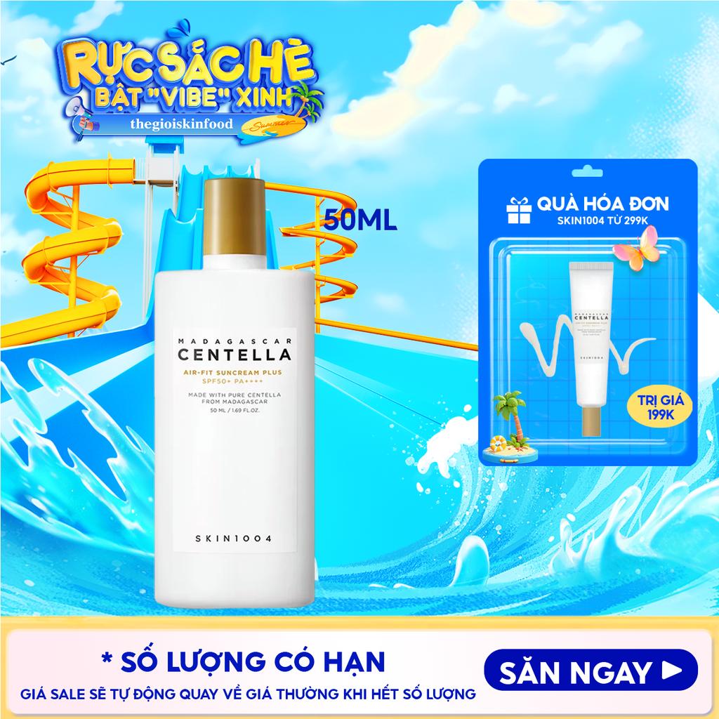 Skin1004 Kem Chống Nắng Rau Má Cho Da Nhạy Cảm 50ml