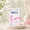 Viên uống Elevit Bayer hỗ trợ tăng cường sức khỏe, nâng cao sức đề kháng cho thai kỳ (3 vỉ x 10 viên)