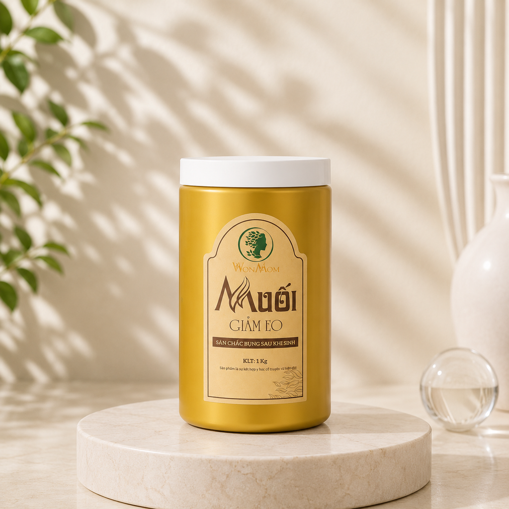 Muối chườm bụng Wonmom