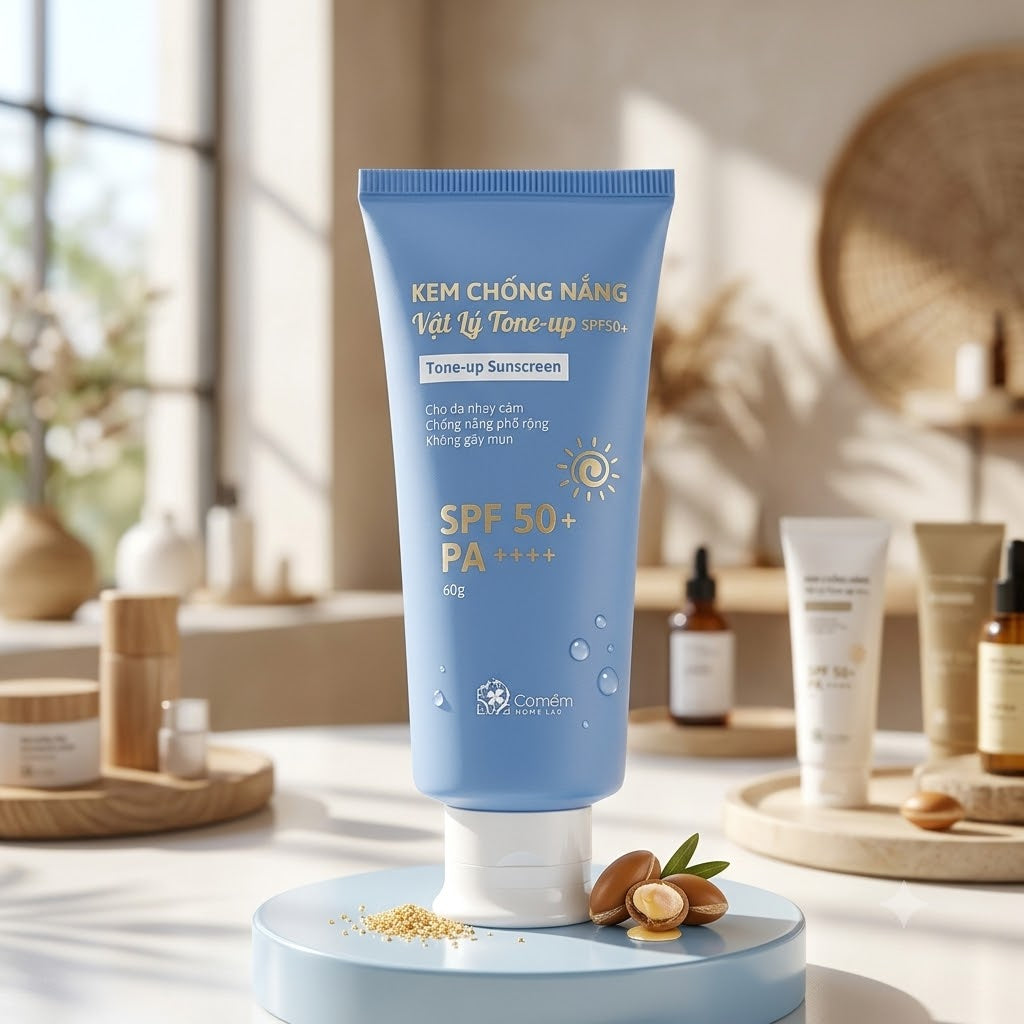 Kem chống nắng vật lý Tone Up SPF50 PA++++ Cỏ Mềm