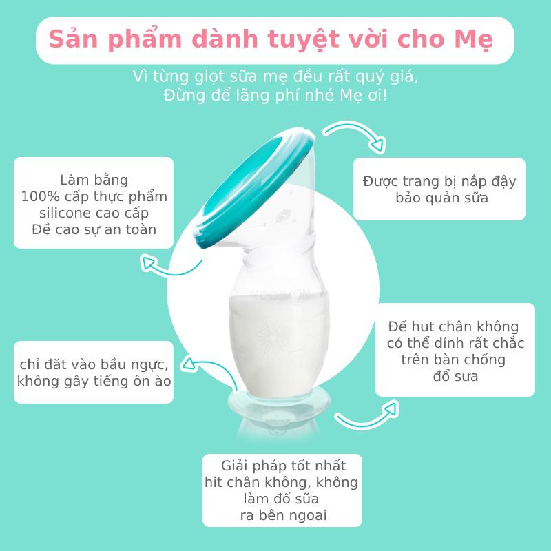 Cốc hút sữa (Hứng sữa) Silicone