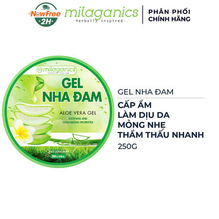 Milaganics Gel Nha Đam Dưỡng Ẩm & Làm Mềm Da 250g