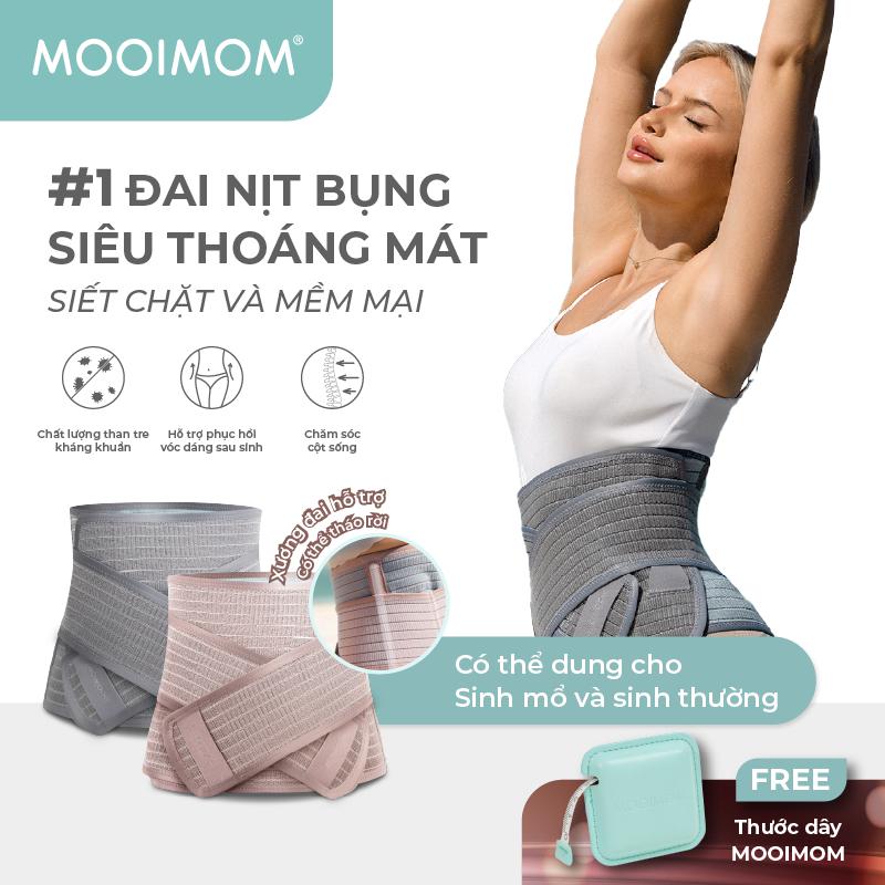 MOOIMOM Đai Nịt Bụng Sợi Tre Coolweave Thế Hệ Mới