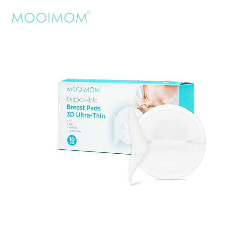 MOOIMOM Miếng Lót Thấm Sữa 3D 10 miếng