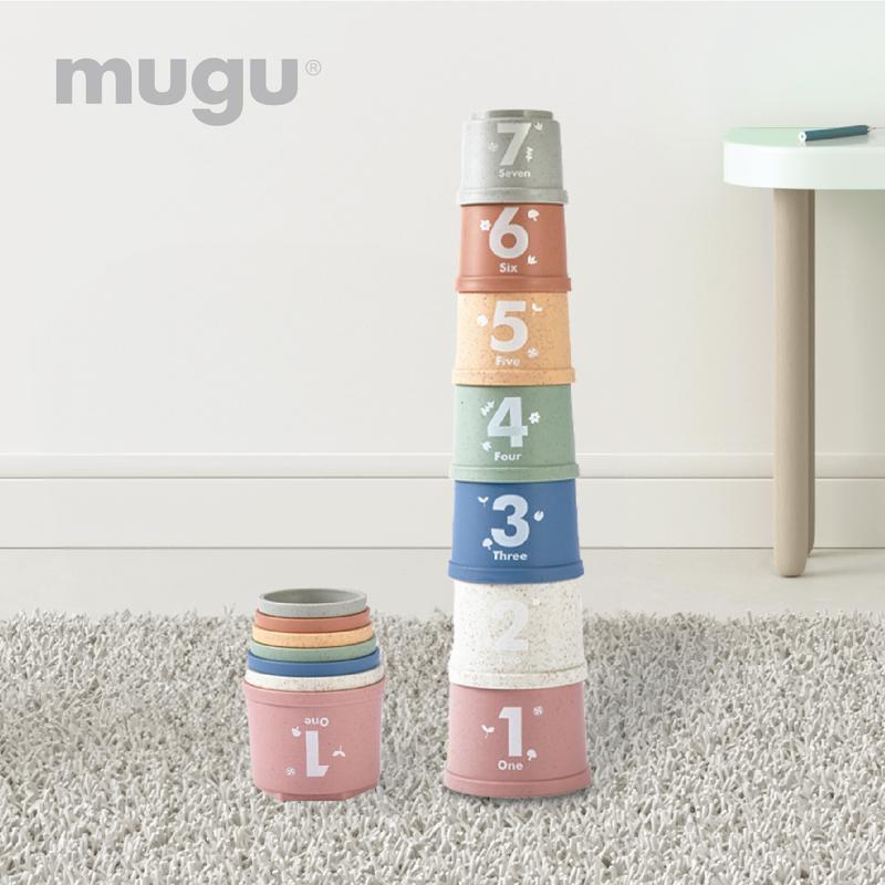 MUGU Đồ Chơi Tháp Cốc Xếp Chồng