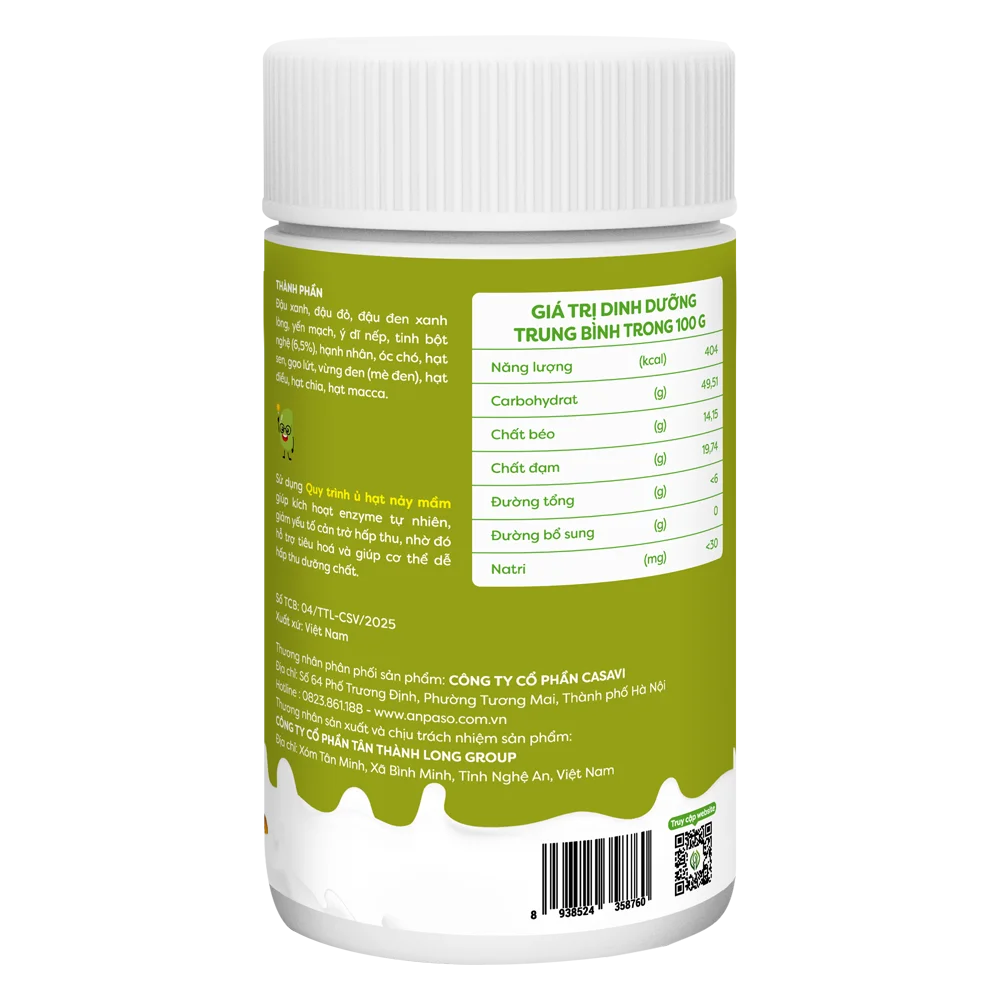 Ngũ cốc hạt An mầm lành Anpaso 500g