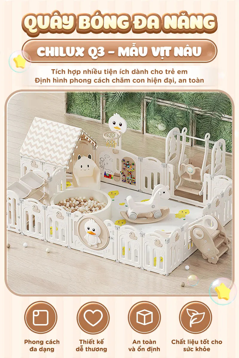 Quây bóng đa năng Chilux Q3 mẫu vịt nâu