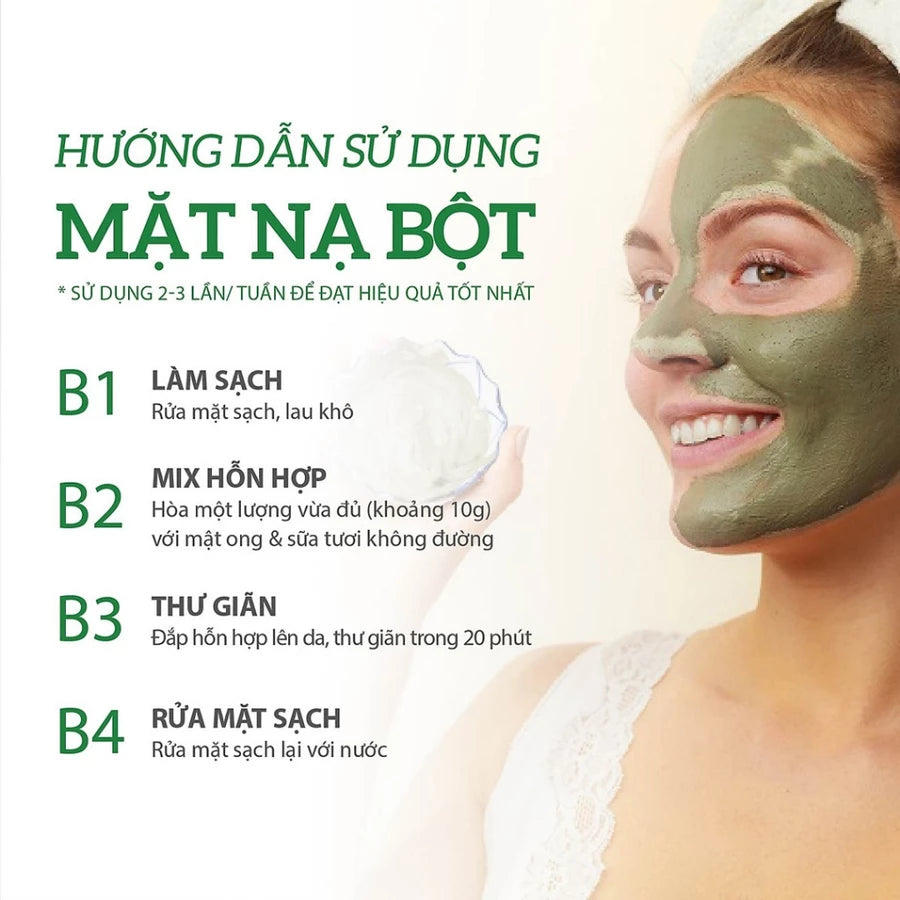 Milaganics Bột Yến Mạch Ngăn Ngừa Lão Hóa & Mụn 100g